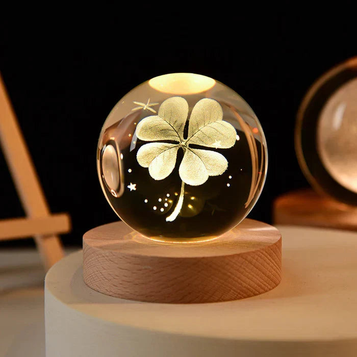 3D Crystal Night Light - Colour Changing Mood Lamp