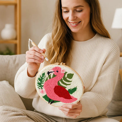 Quick Relaxation and Beautiful Embroidery Art Creation