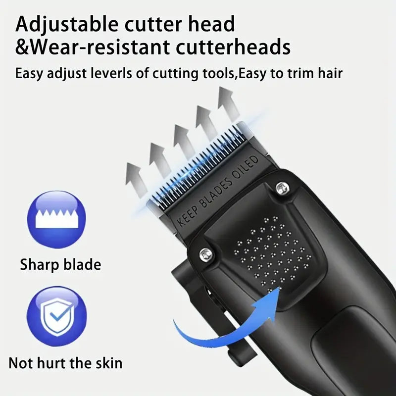 Wireless Grooming Kit with LED Indicator | 120-Minute Battery Life