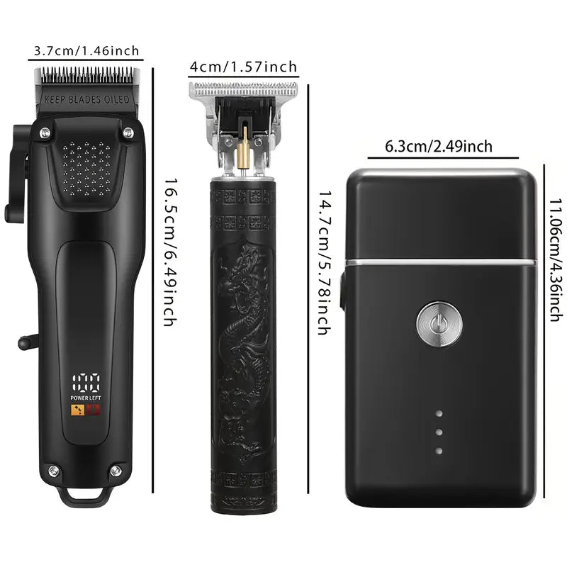 Wireless Grooming Kit with LED Indicator | 120-Minute Battery Life