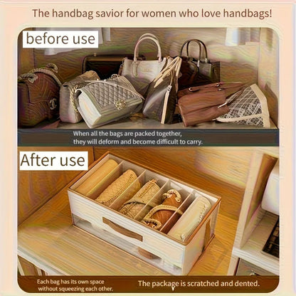 Foldable and Spacious Storage Box with Dividers | Closet Organizer