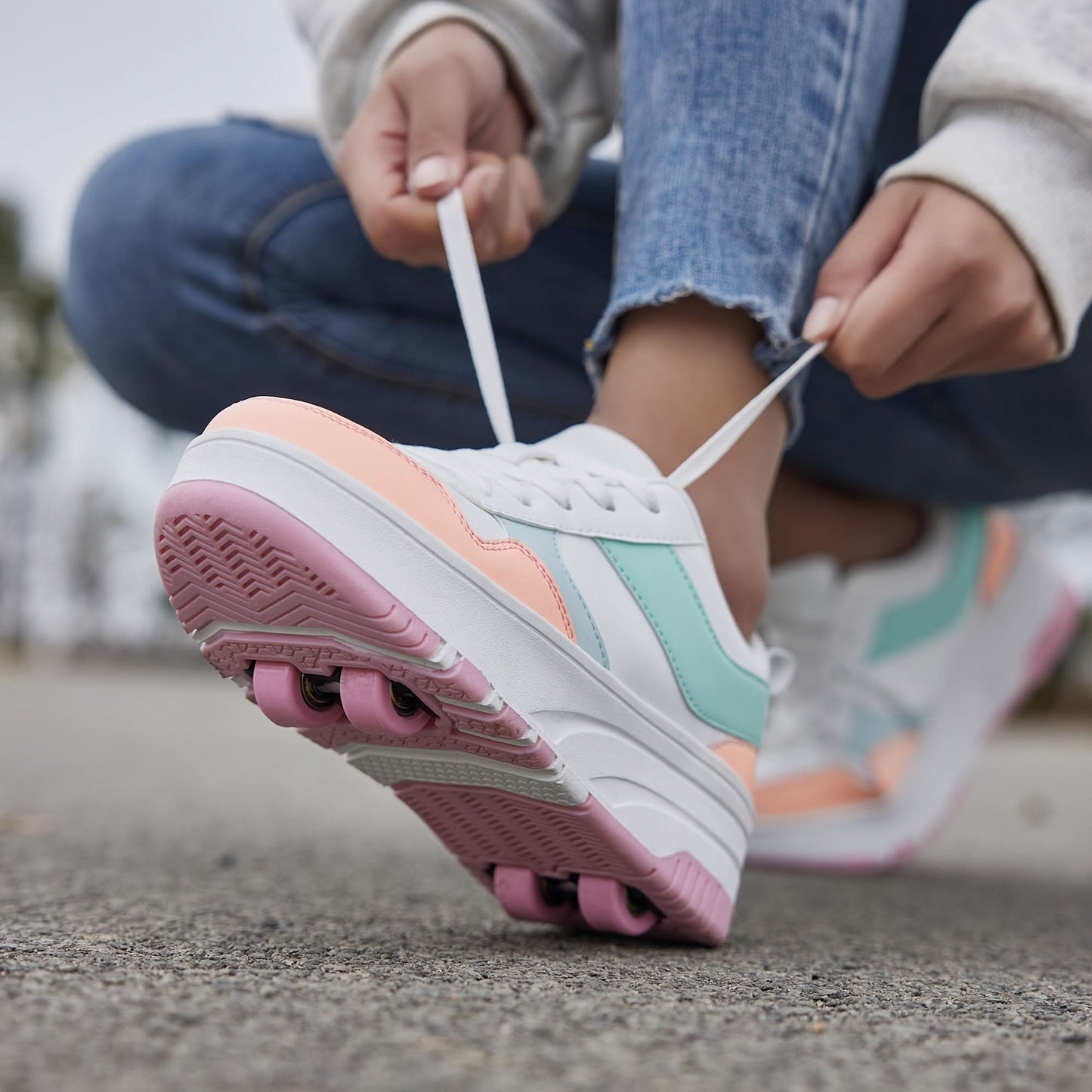 Patchwork Design Outdoor Sneakers for Walking