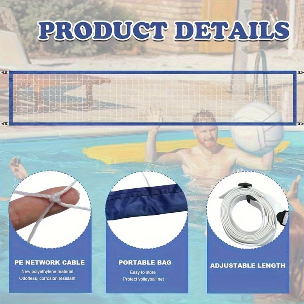 Family Volleyball Net for Pool Fun