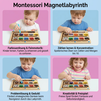 Magnetic Maze Game for Montessori Learning