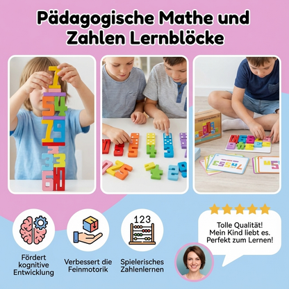 Educational Math and Number Learning Blocks