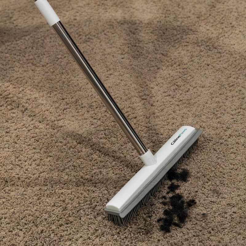 Pet Hair Buster with Soft Rubber Bristles | Effortless Hair Removal for All Floors
