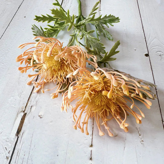 Artificial Chrysanthemum 38 cm | Large 10 cm Bloom | Realistic Decorative Flower