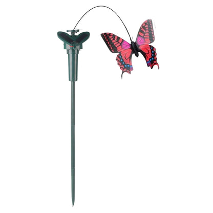 Solar-Powered Garden Decorations with Fluttering Birds and Butterflies
