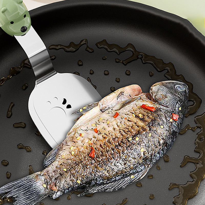Food Turner for Easy Flipping, Draining, and Grabbing
