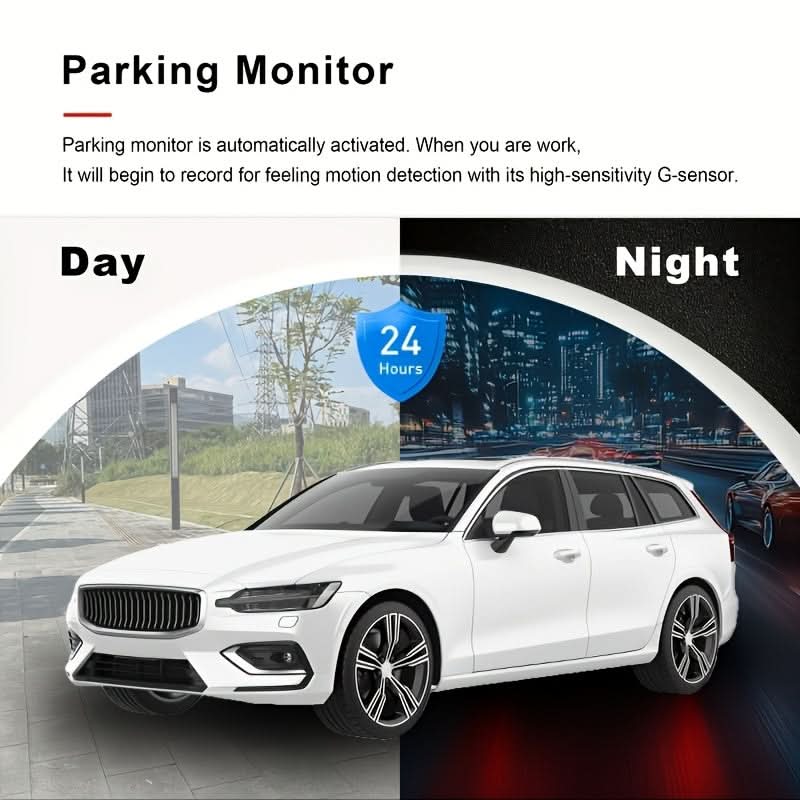 Wide-Angle Car Dashboard Camera