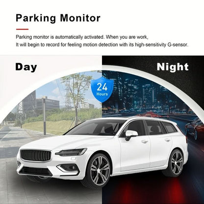 Wide-Angle Car Dashboard Camera