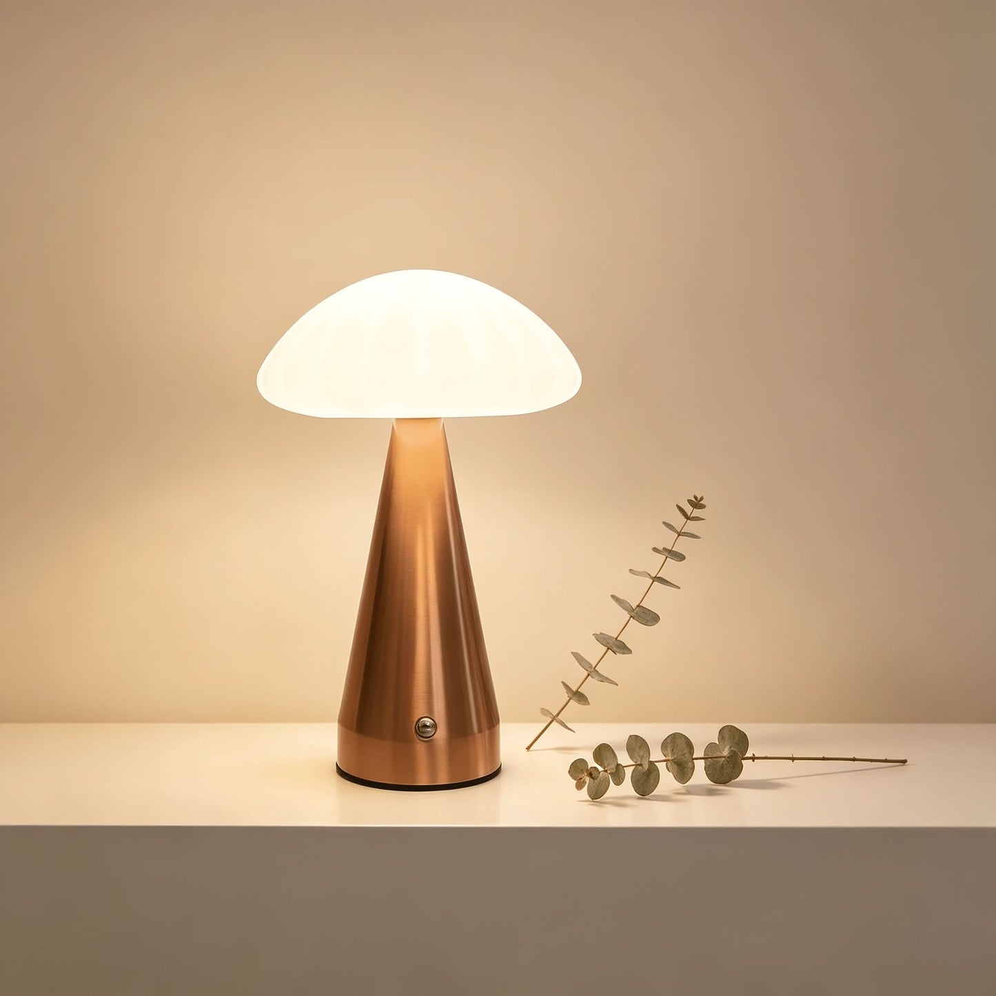 Elegant Night Lighting Table Lamp with Umbrella Design