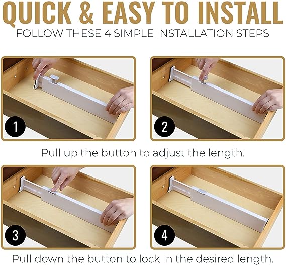 Buy One Get One Free | Drawer Divider for Space Saving