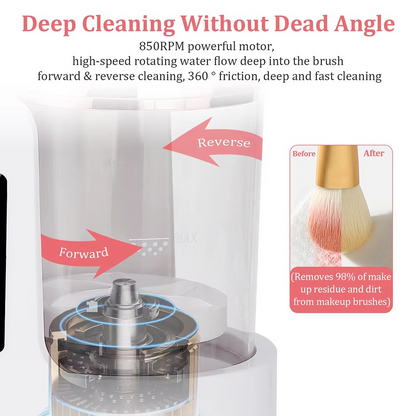 Quick Clean Makeup Brush Dryer and Cleaner