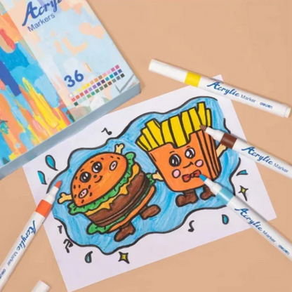 ColorBurst Markers – Ignite Your Imagination with Vivid, Long-Lasting Hues