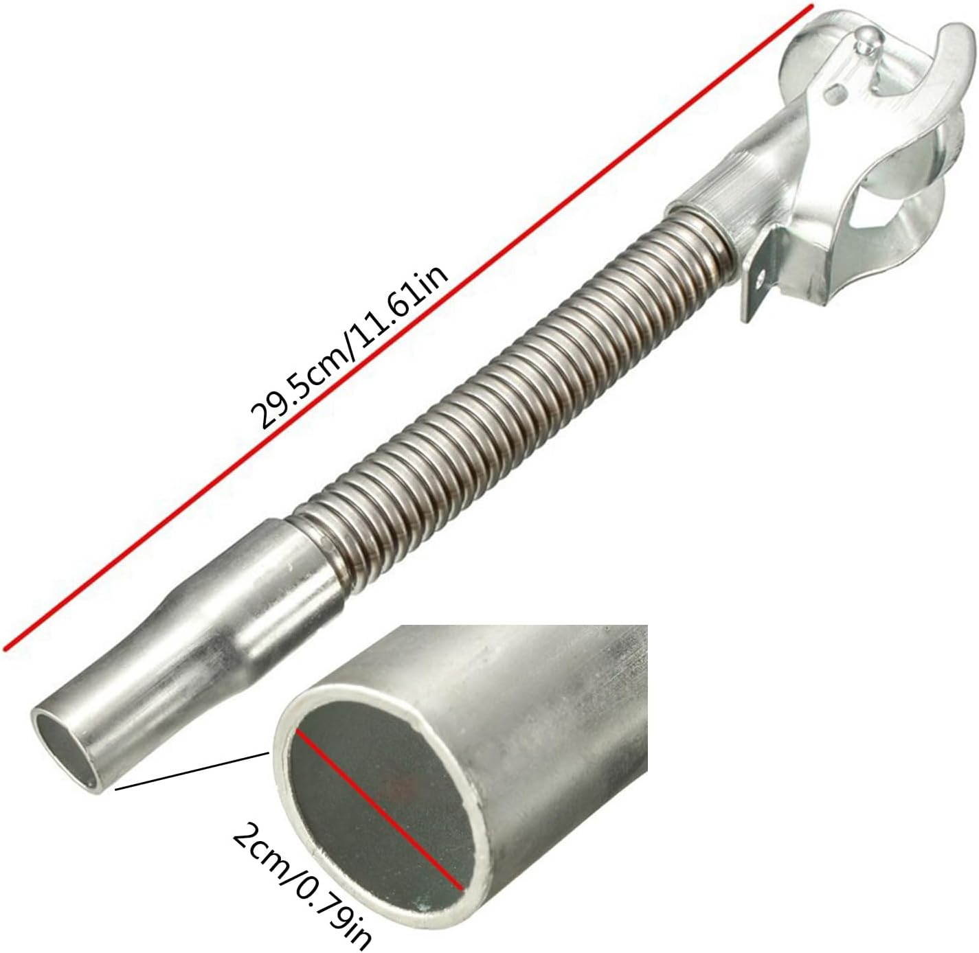 Stainless Steel Fuel Transfer Hose for Effortless Refueling