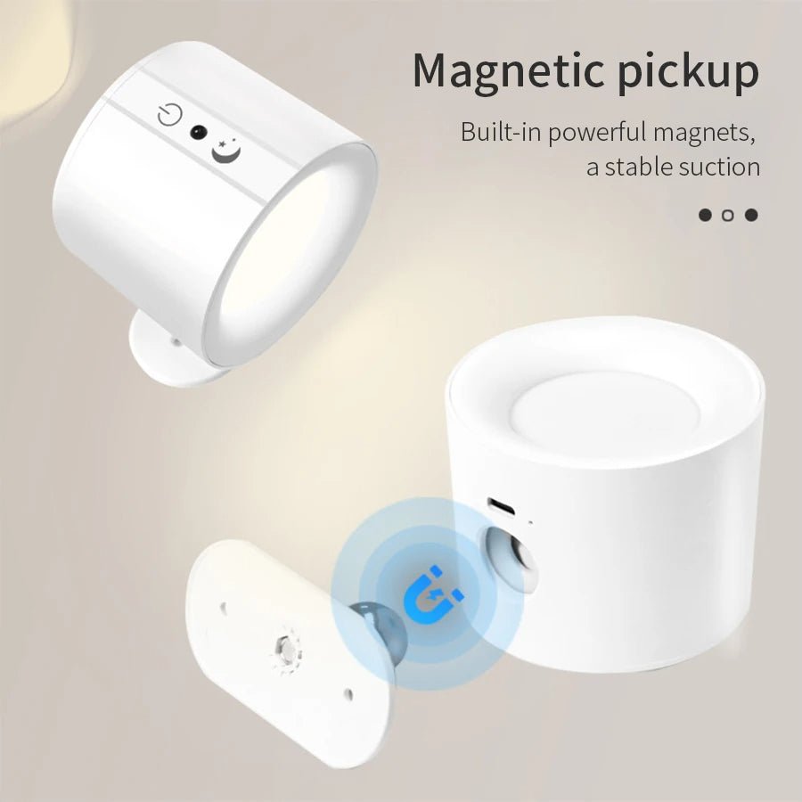 Magnetic LED Wall Light with Remote – BrightNest DuoBeam