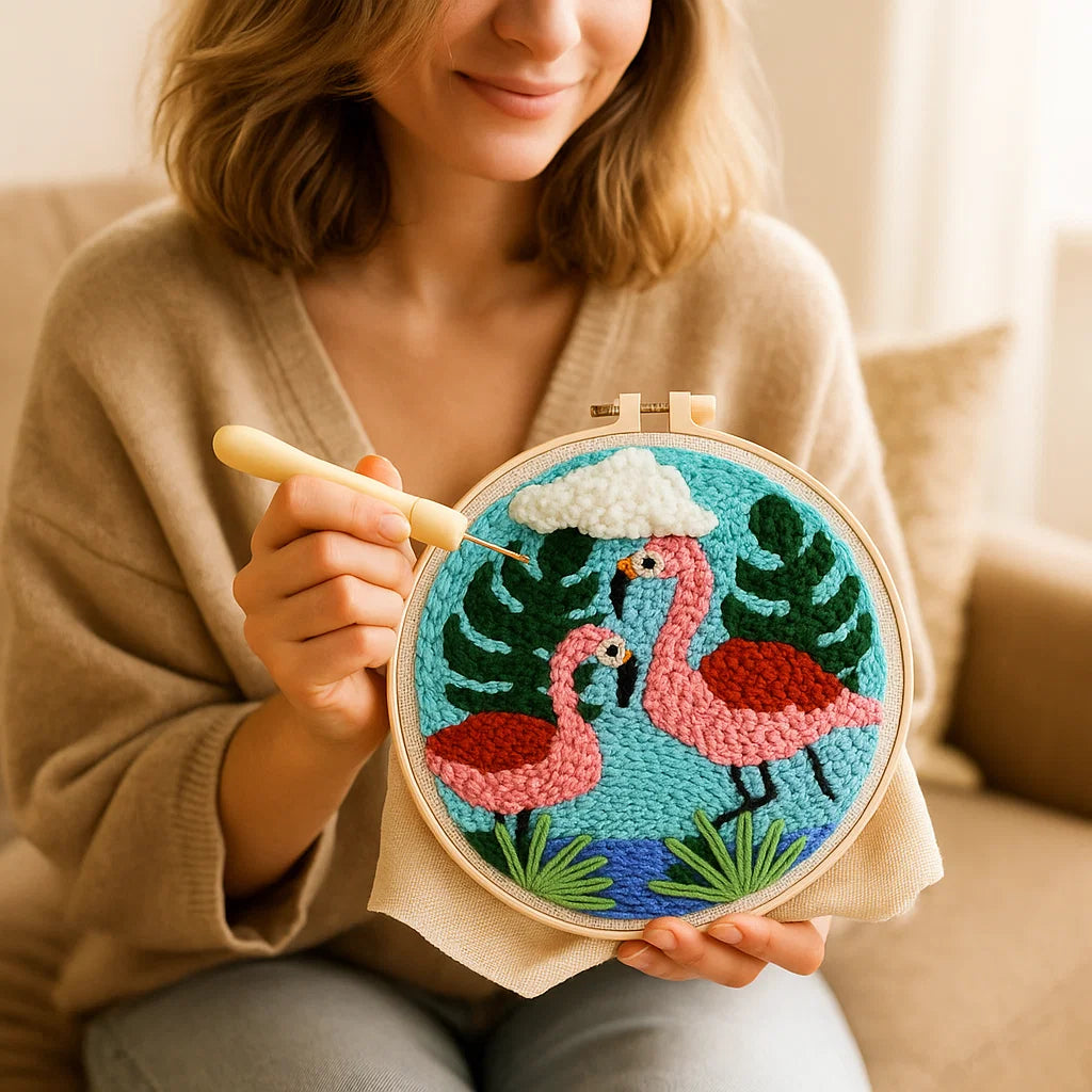 Quick Relaxation and Beautiful Embroidery Art Creation