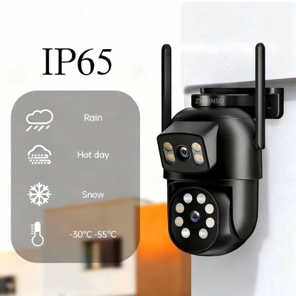 Dual Lens Surveillance Camera
