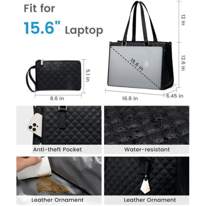 Secure Laptop Carrier with Fresh Meal Storage for All-Day Use