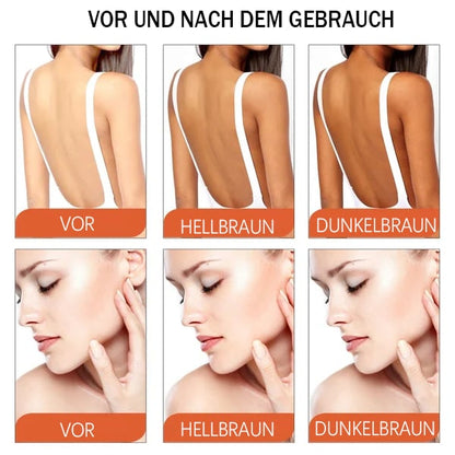 Rapid Bronzing Gel for a Flawless Sun-Kissed Look | Hydration & Radiance | Even Tone Without Streaks | Ideal for Body & Legs