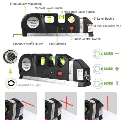 Precision Laser Leveling Tool for Accurate Measurements