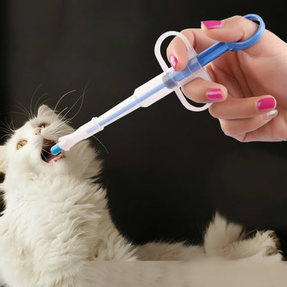 Pet Medication Dispenser with Soft Silicone Tip | Dual Nozzles for Pills & Liquids | Effortless Dosing