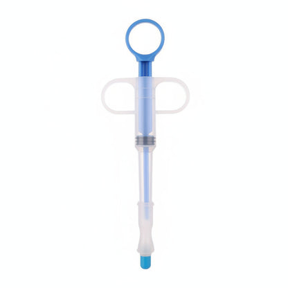 Pet Medication Dispenser with Soft Silicone Tip | Dual Nozzles for Pills & Liquids | Effortless Dosing