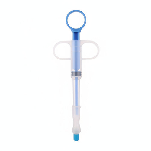 Pet Medication Dispenser with Soft Silicone Tip | Dual Nozzles for Pills & Liquids | Effortless Dosing
