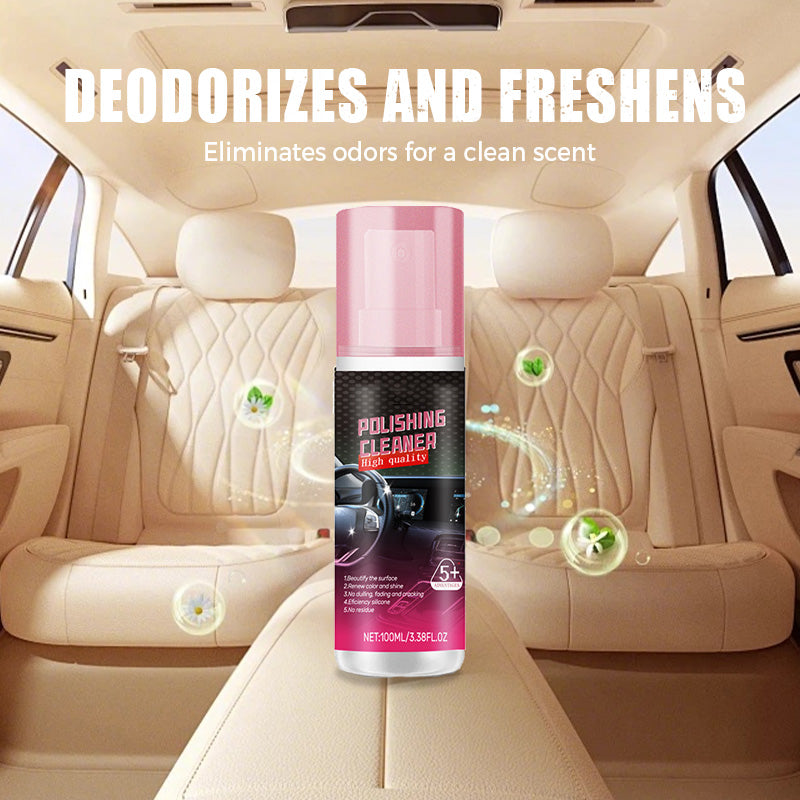 Ultimate Interior Cleaner 100 ml | For Leather, Vinyl & Plastic | Odor Neutralization, Shine & UV Protection | Protective Layer