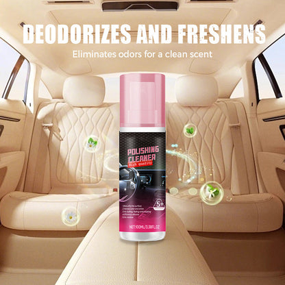 Ultimate Interior Cleaner 100 ml | For Leather, Vinyl & Plastic | Odor Neutralization, Shine & UV Protection | Protective Layer
