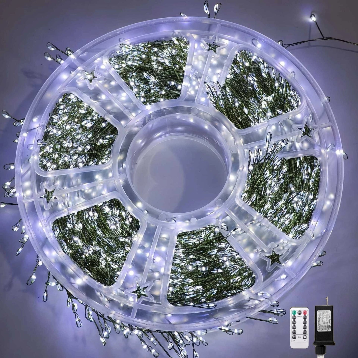 LED String Lights with Remote Control | 30–75 m Length | 900–2000 LEDs | IP65 Waterproof | Perfect for Christmas, Halloween & Parties