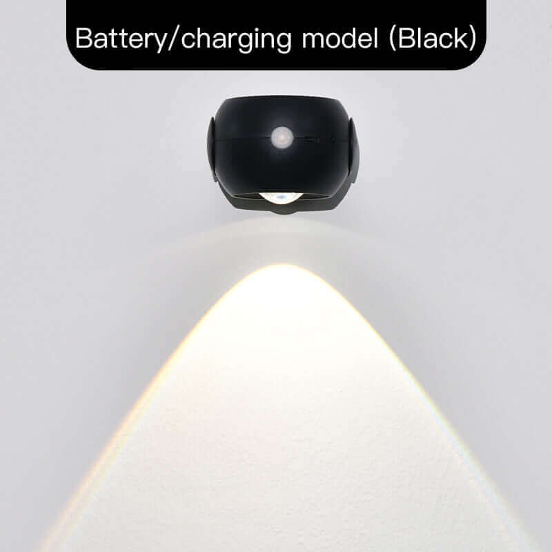 Wireless Human Sensing Light with Adjustable Angle - Rechargeable Indoor Sunset Lamp