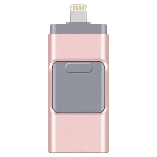 4-in-1 OTG Flash Drive with MultiPort Connectivity