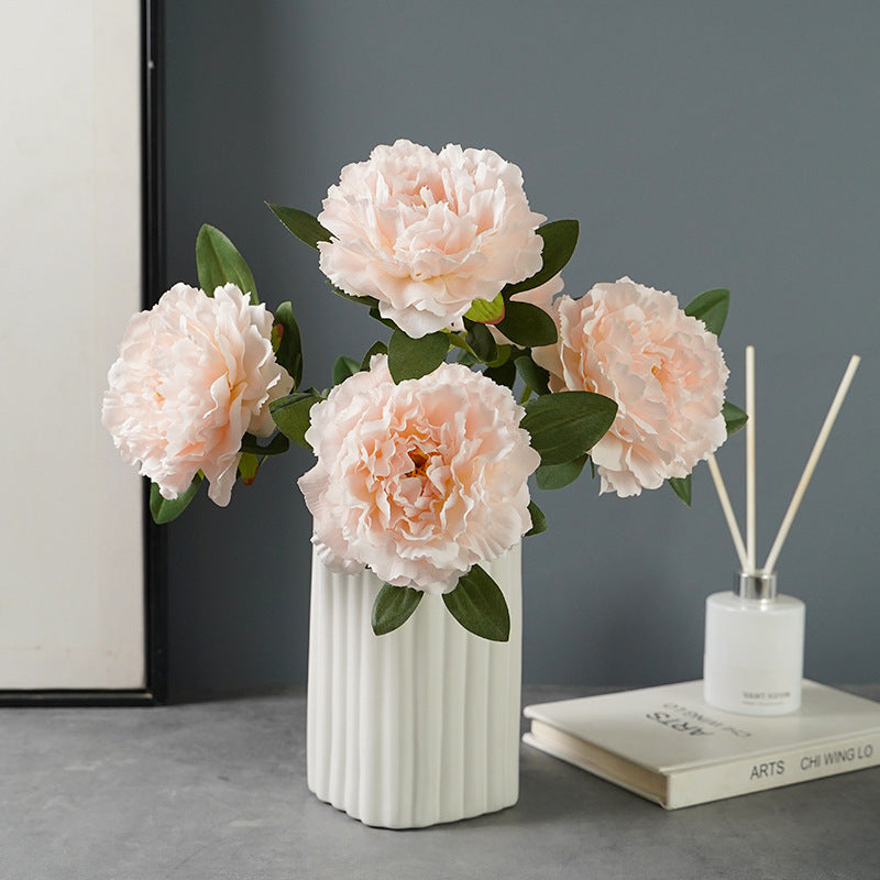 Set of 5 Large Faux Peony Blooms