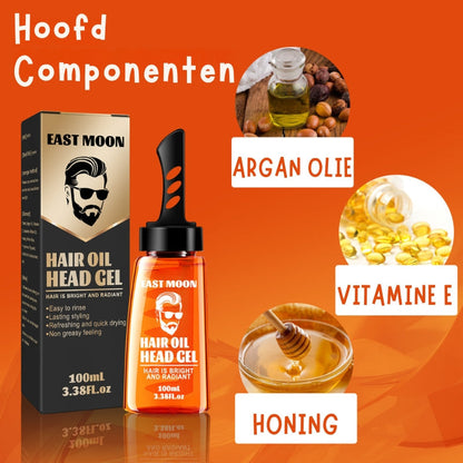 Hair Gel Combo with Comb | Natural Strong Hold and Quick Styling