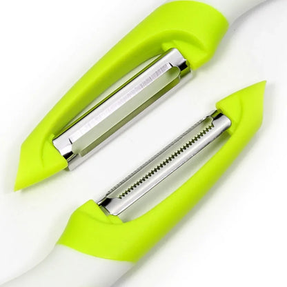 2-Pack Precision Peeler Set with Stainless Steel Blades