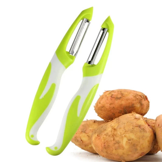 2-Pack Precision Peeler Set with Stainless Steel Blades