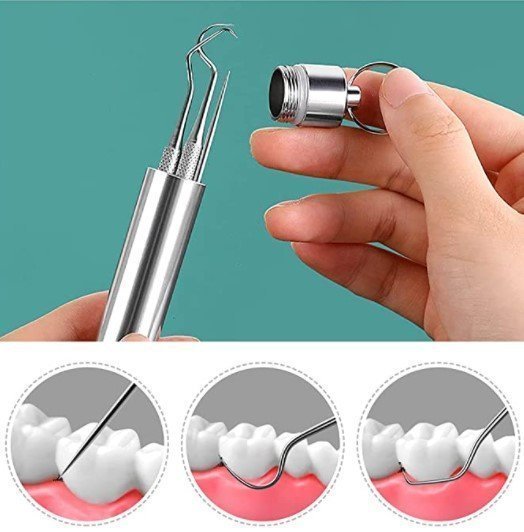 Stainless Steel Toothpick Set of 7 Pieces
