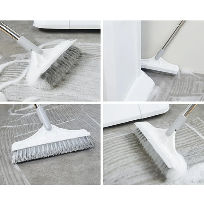 Dual-Function Floor Cleaner with Squeegee and Rotating Handle