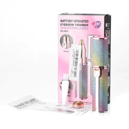 Dual-Function Hair Remover with Illuminated Precision