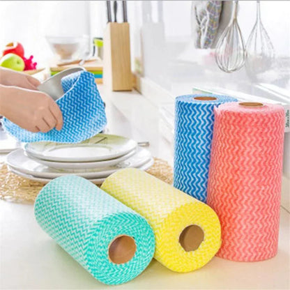 50 Eco-Friendly Reusable Cleaning Cloths