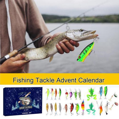 Advent Calendar with 24 Days of Fishing Rod Surprises