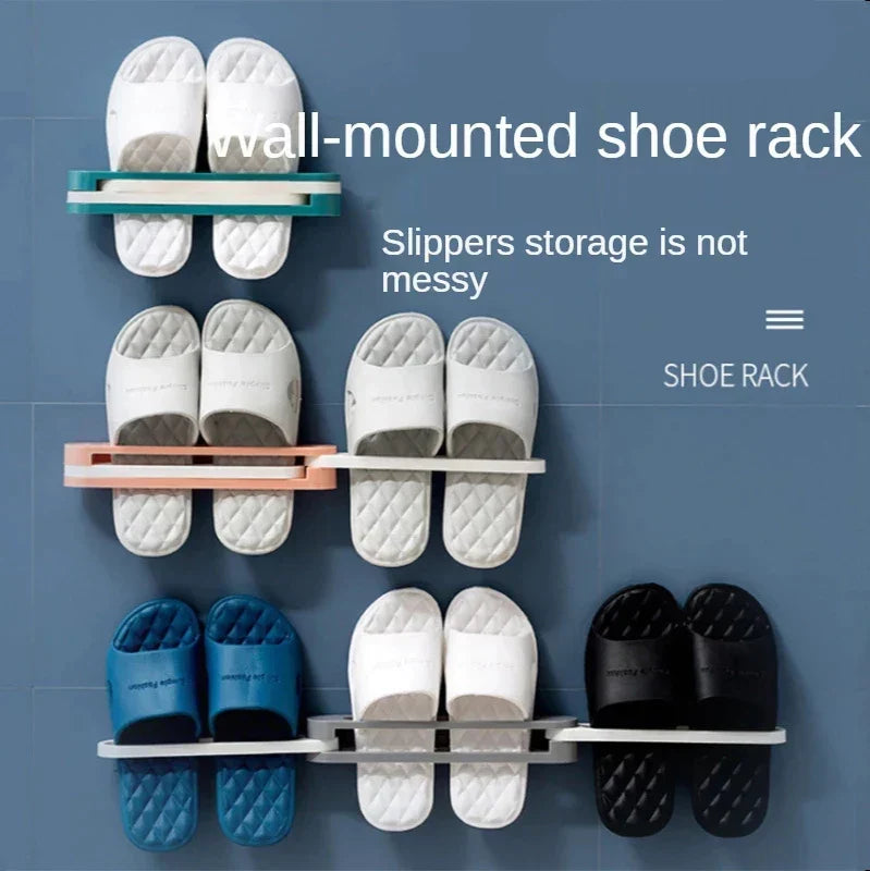 Versatile 3-Tier Slipper Organizer for Your Bathroom