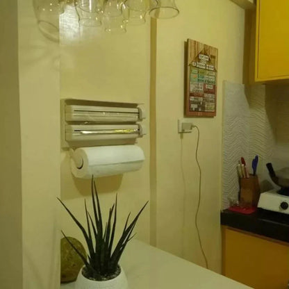 Versatile 3-in-1 Kitchen Paper Holder and Dispenser