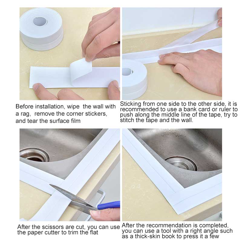 Waterproof Sealing Tape for Bathroom Sinks