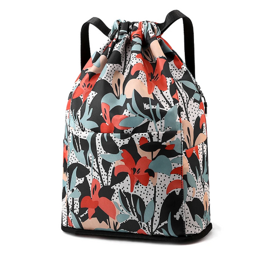 Foldable Backpack with Drawstring Closure – Spacious Design for Women