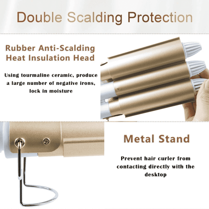 Triple Barrel Hair Curler