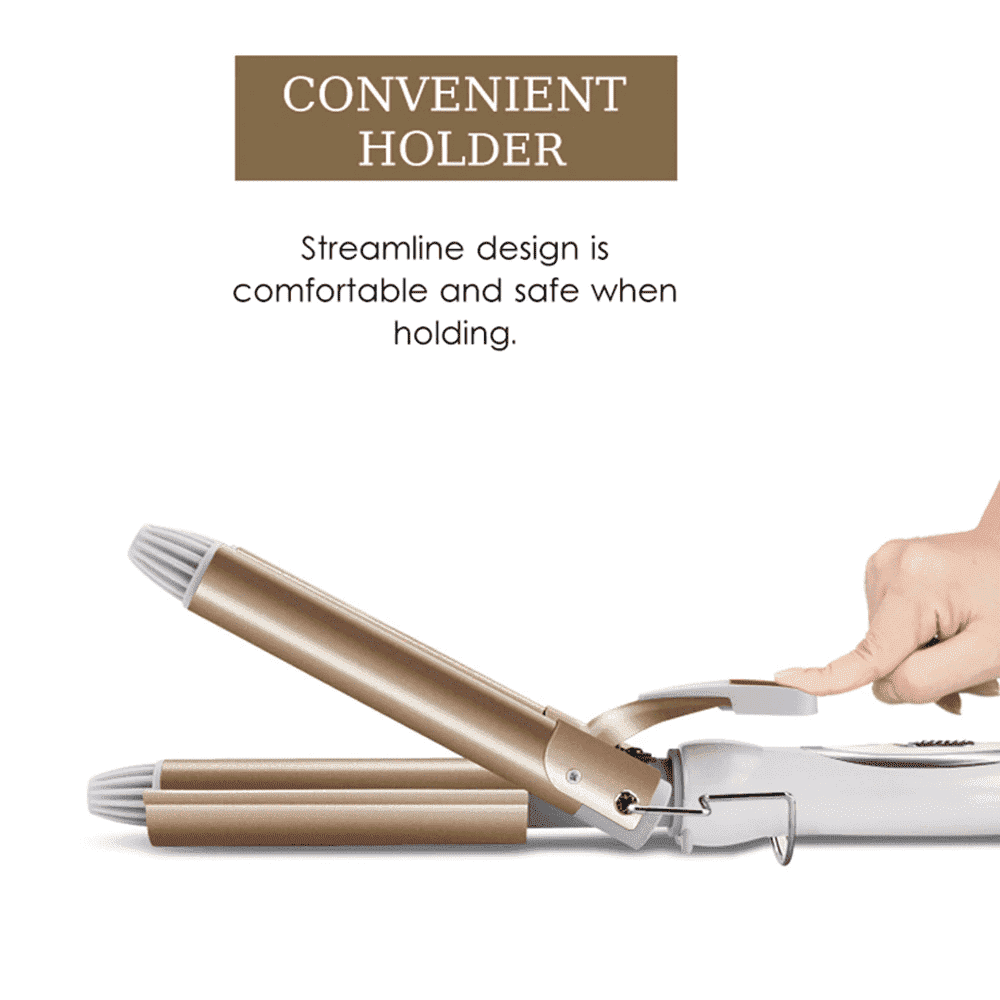 Triple Barrel Hair Curler