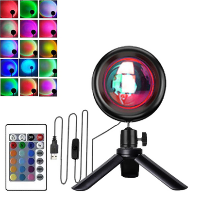 Night Light Projector Lamp for Atmospheric Sunset Effects